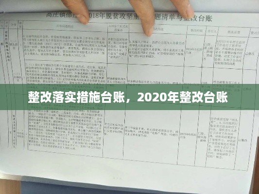 整改落实措施台账，2020年整改台账 