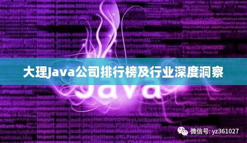 大理Java公司排行榜及行业深度洞察