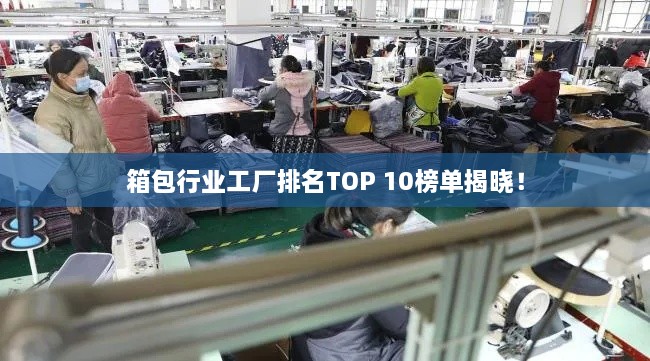 箱包行业工厂排名TOP 10榜单揭晓！