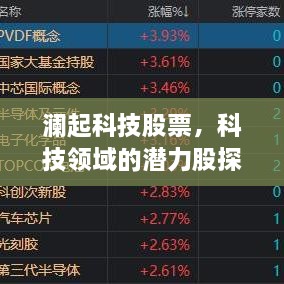 澜起科技股票，科技领域的潜力股探索