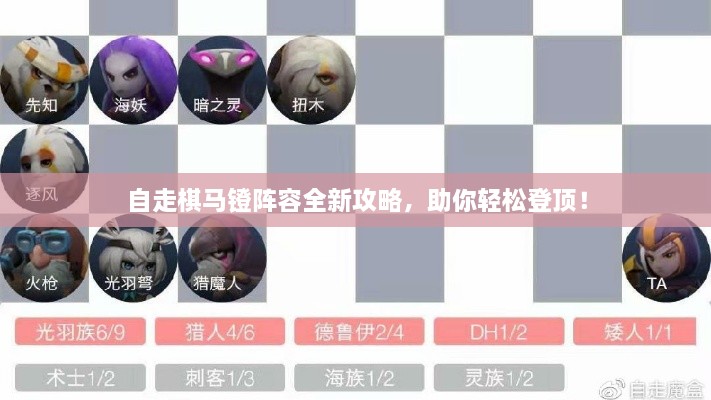 自走棋马镫阵容全新攻略，助你轻松登顶！